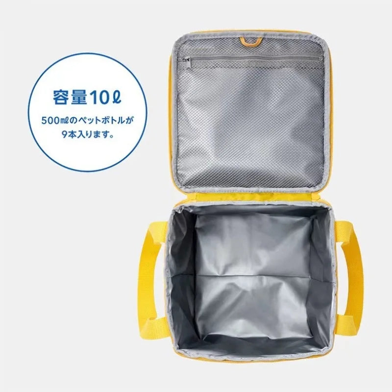 Lonchera térmica con diseño retro pixelado – 22 cm