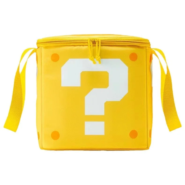 Lonchera térmica con diseño retro pixelado – 22 cm