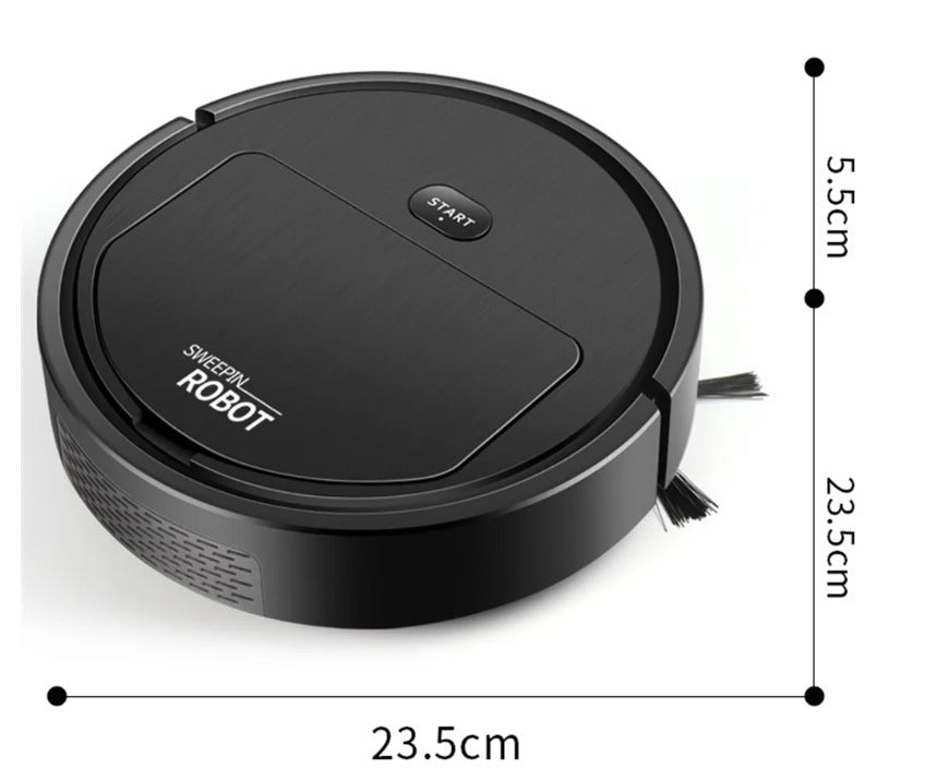 Aspiradora robot inteligente 3 en 1 – Barre, aspira y pasa mopa (color al azar)