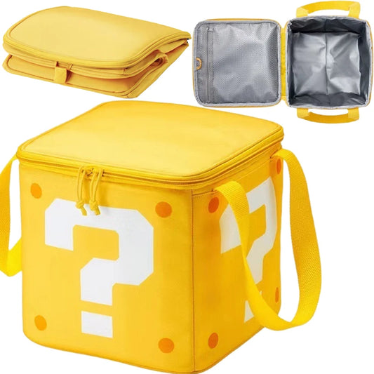 Lonchera térmica con diseño retro pixelado – 22 cm