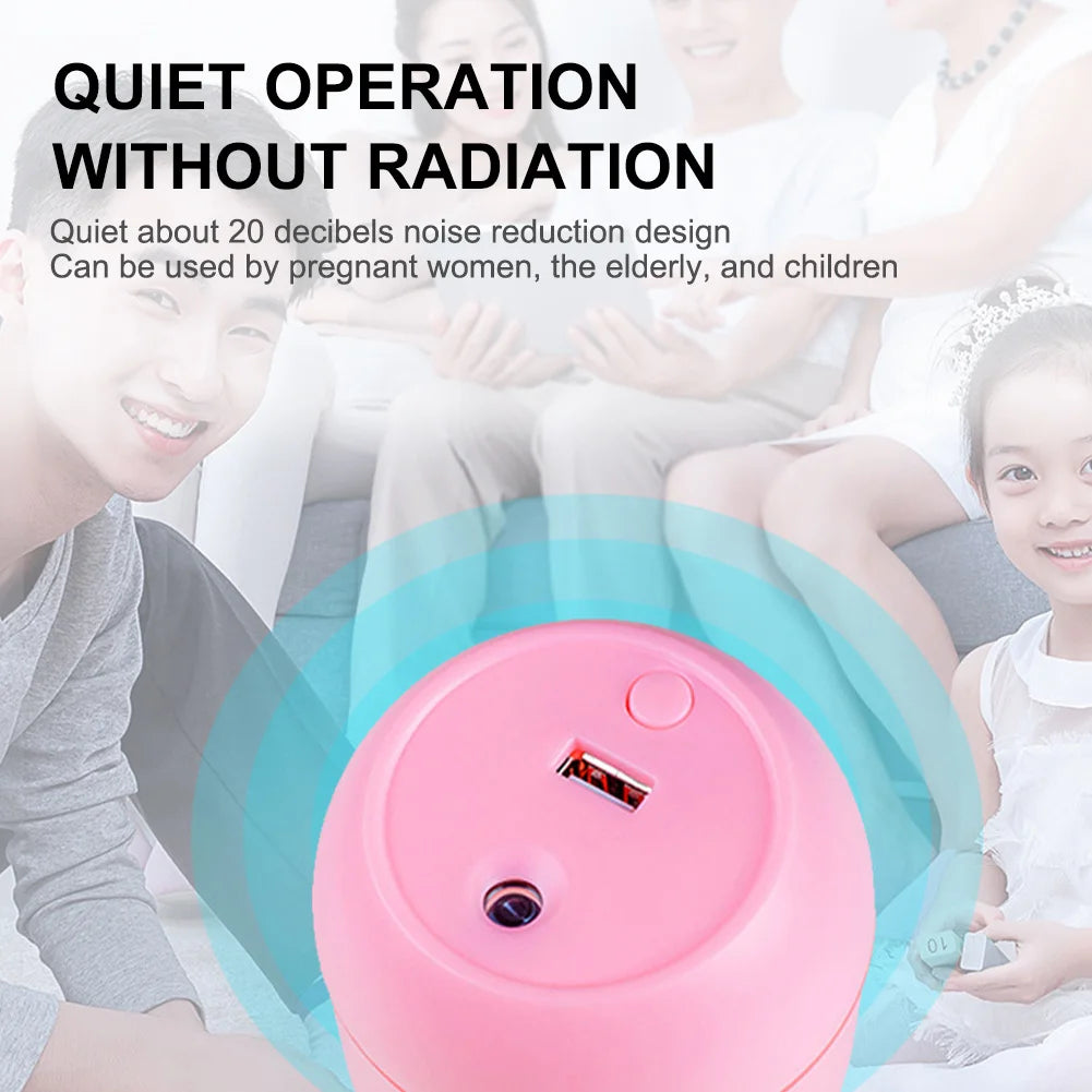 Mini humidificador con luz LED – USB 220 ml