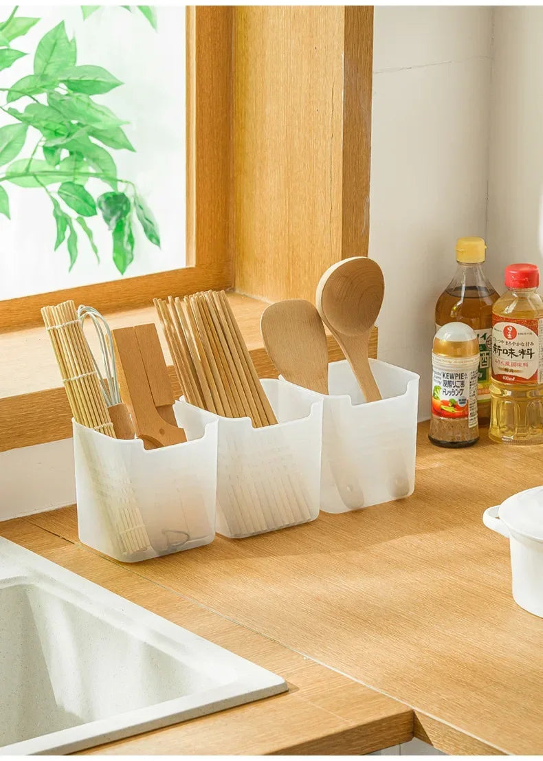 Organizador de cocina y refrigerador – Contenedor plástico para alimentos y especias