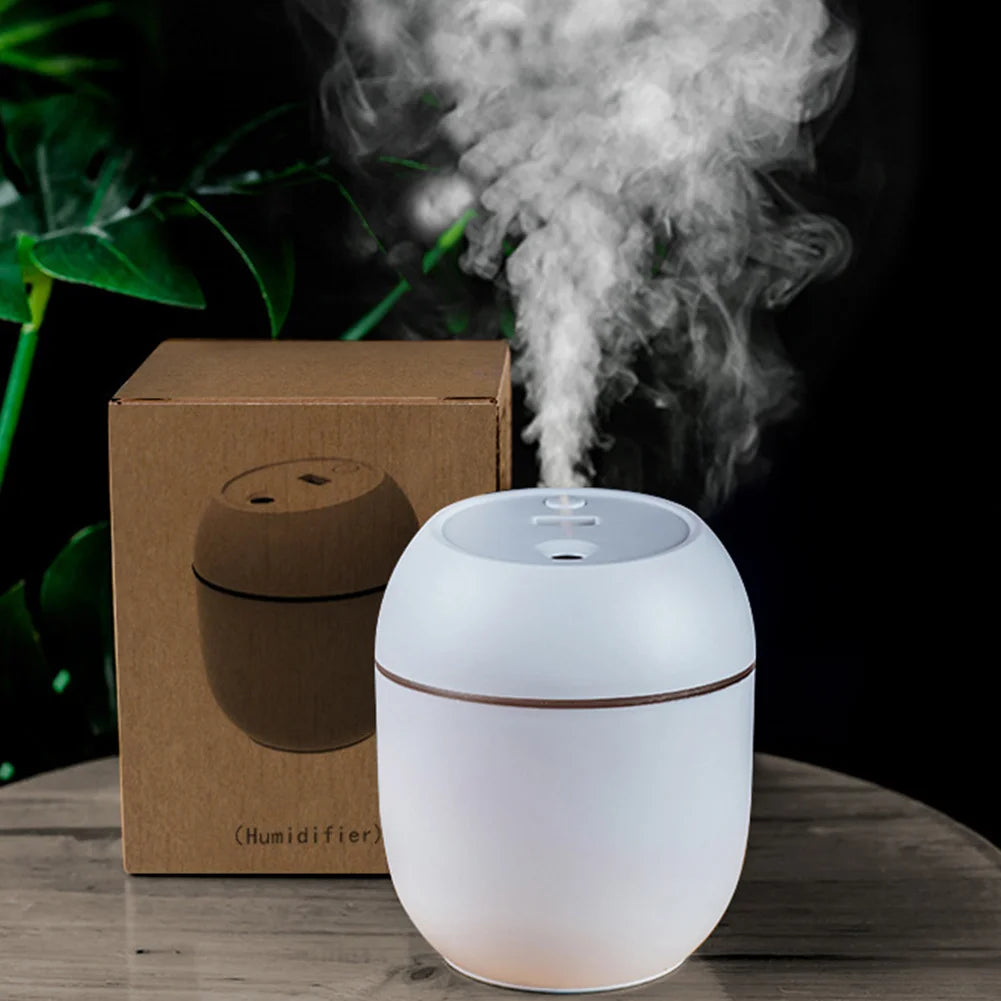 Mini humidificador con luz LED – USB 220 ml