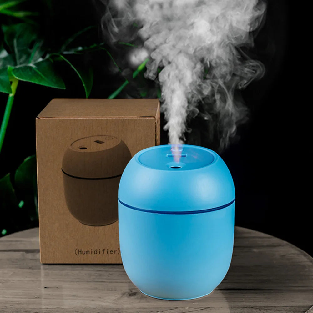 Mini humidificador con luz LED – USB 220 ml