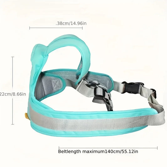 Arnés protector infantil para motocicleta con tiras reflectantes