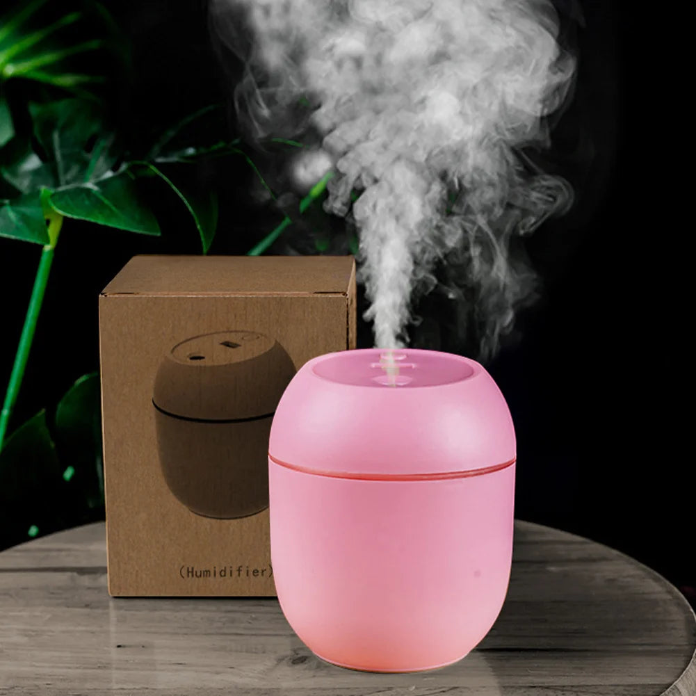 Mini humidificador con luz LED – USB 220 ml