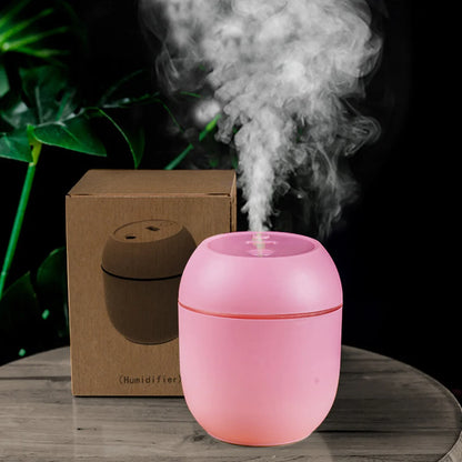 Mini humidificador con luz LED – USB 220 ml